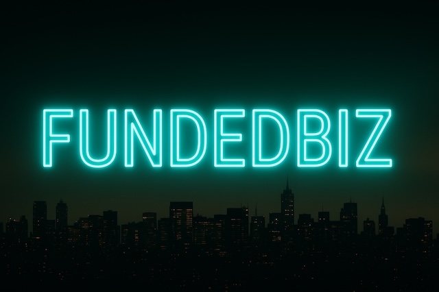 FUNDEDBIZ neon skyline